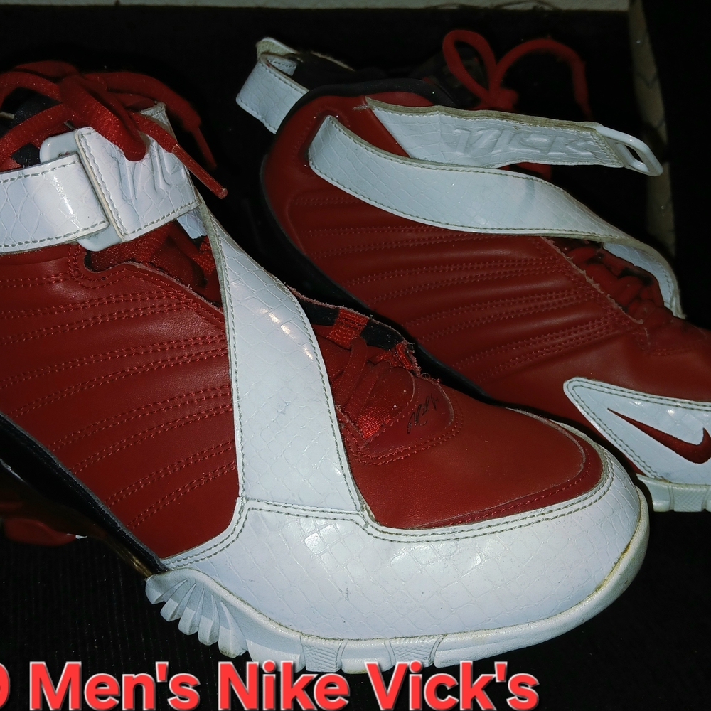 Nike Red and White Athletic Shoes